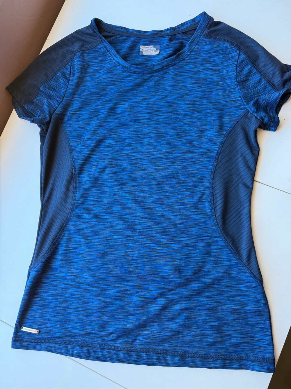 Catherine Malandrino Blue Short Sleeve Athletic Tee